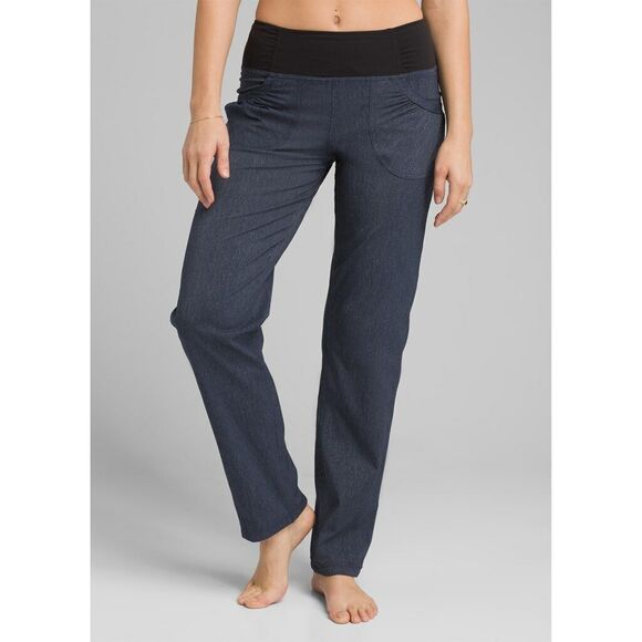 New NWT Womens Prana Pants M Summit Dark Gray Pockets Organic Cinch Hem Hike Cha - Picture 7 of 8